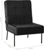 vidaXL Relaxstuhl 65x79x87 cm Schwarz Samt Produktbild-Vorschau 6