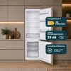 homeX CFB2491E Einbaukühlschrank mit Gefrierfach, Einbau Produktbild-Vorschau 6