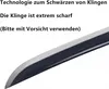 Samuraischwert Katana 103cm Hochmanganstahl scharf schwarz Produktbild-Vorschau 7