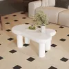 Merax Couchtisch Weiß in Wolkenform, 98x65,5x40cm, Produktbild-Vorschau 2