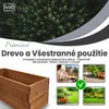 IvoQ Drevený kvetináč – 80 x 40 x 32 cm – drevo – Na Náhľad obrázku produktu 5