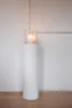 VIVANNO Windlicht Fiberglas CANDIRO Rund, Weiß matt - Produktbild-Vorschau 2
