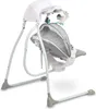 A baby swing with a toy mobile attached. Náhľad obrázku produktu