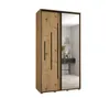 Šatní skříň ASIRI 13 - 130/45 cm, dub artisan / černá Náhled obrázku produktu 2