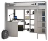 Parisot Lit surélevé avec bureau et armoire intégrés - Voir les images du produit 10
