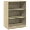 A three-shelf wooden bookcase. Náhled obrázku produktu