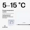 Klarstein mini lednice, tichá, 5-15 °C, minibar, 17 l, bílá Náhled obrázku produktu 4