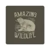 MuchoWow® Mauspad Mousepad Jahrgang - Bär - Natur 30x30 cm Produktbild-Vorschau 1