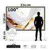 ESMART Professional MIMOBI Faltrahmen-Beamer-Leinwand 221 x Produktbild-Vorschau 2
