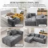 LVHOM Canapé d'angle avec fonction sommeil en L, canapé-lit Voir les images du produit 3