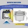 A marketing image showcasing an ultrasonic cleaning tank with dimensions and weight information. Náhled obrázku produktu