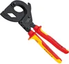 KNIPEX 95 36 315 A Coupe-câble (principe du cliquet) pour Voir les images du produit 13