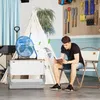 HOMCOM Tischventilator Elektrischer Ventilator mit 4 Produktbild-Vorschau 7