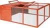 tectake® Hasenstall Murphy faltbar, aus lackiertem Holz 150 Produktbild-Vorschau 1