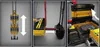 A collage of three images showing different aspects of a construction toy crane. Produktbild-Vorschau