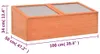 vidaXL Frühbeet Holz 100x50x34 cm Produktbild-Vorschau 7