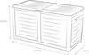 EDA Kissenbox Baya,Holzoptik H10064 Produktbild-Vorschau 8