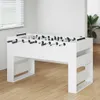 Stół do piłkarzyków vidaXL, biały, 146,5 x 74 x 85 cm, z Podgląd zdjęcia produktu 2