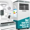 MONZANA Condizionatore d'Aria Mobile 7000 BTU 4in1 Anteprima dell’immagine prodotto 1