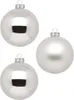 Inge Glas - Kugeln in Box / 6 Stück - Silber - 10 cm Produktbild-Vorschau 2