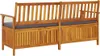 Panca con cuscini 170 cm in legno massiccio di acacia Anteprima dell’immagine prodotto 3