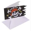 6 Einladungskarten Jolly Roger Produktbild-Vorschau 2