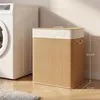 Kosz na pranie HOMCOM z bambusa z pokrywką, 100 l, z Podgląd zdjęcia produktu 12