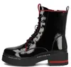 Damen Halbstiefel Schwarz aus Synthetik mit Blockabsatz, Produktbild-Vorschau 4