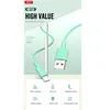 A product image for a charging cable, featuring the cable itself and marketing text highlighting its features. Produktbild-Vorschau