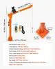 VEVOR, naviják s nosností 499 kg, hydraulický jeřáb s Náhled obrázku produktu 6