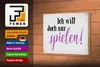 Holzschild Spruch 18x12cm ich will doch nur spielen Produktbild-Vorschau 4