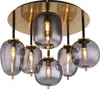 Globo Lighting Deckenleuchte Metall messingfarben matt, 6x Produktbild-Vorschau 2