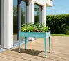 Herstera Garden Metall Hochbeet Urban Mint 100x40x84 cm Produktbild-Vorschau 4