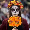 HOWAF 40 Künstliche Ringelblume Dia de Los Muertos Deko, Produktbild-Vorschau 5