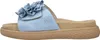 Rieker Damen Pantolette Klettverschluss Blumenapplikation Produktbild-Vorschau 3
