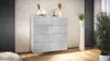 Vladon Kommode hängend Pavos V3, Sideboard mit 4 Schubladen Produktbild-Vorschau 2