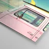 Bilder auf glas - Auto Surfbrett Strand Ozean - 30x30cm - Produktbild-Vorschau 5