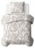 Couverture "Sleeptime Lazy" en taupe/beige, dimensions 140 Voir les images du produit 1