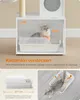 FEANDREA Kratzbaum, mit Katzenklo-Schrank abnehmbaren Produktbild-Vorschau 3