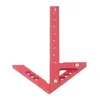 Calibro di centratura 100 mm 45° 90° Bordo diritto in lega Anteprima dell’immagine prodotto 4