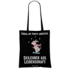 Mr. & Mrs. Panda Tote Bag Skilehrer Leidenschaft - Schwarz Produktbild-Vorschau 3