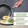 Qulinart Edelstahl Bratpfanne mit Antihaftbeschichtung und Produktbild-Vorschau 6