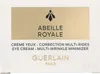 The image shows the front packaging of a Guerlain Abeille Royale Eye Cream. Voir les images du produit