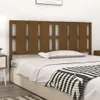vidaXL Bett Kopfteil Honigbraun 165,5x4x100 cm Massivholz Produktbild-Vorschau 4