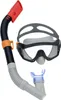 Tauchset Maske, Schnorchel, Flossen Schwarz Bestway 25020 Produktbild-Vorschau 2