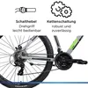 Zündapp FX27 Mountainbike 27,5 Zoll grau Produktbild-Vorschau 4