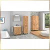 Stamar | Armoire de salle de bains, sous lavabo, chêne Voir les images du produit 6