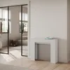 Rozkładany stół konsolowy 90x25/181 cm Slick White Ash Podgląd zdjęcia produktu 6