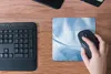 MuchoWow® Mauspad Mousepad Blau - Acrylfarbe - Gestaltung Produktbild-Vorschau 4