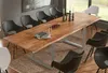 Esstisch Baumkante Akazie natur 220(320)x100 Ansteckplatten Produktbild-Vorschau 9